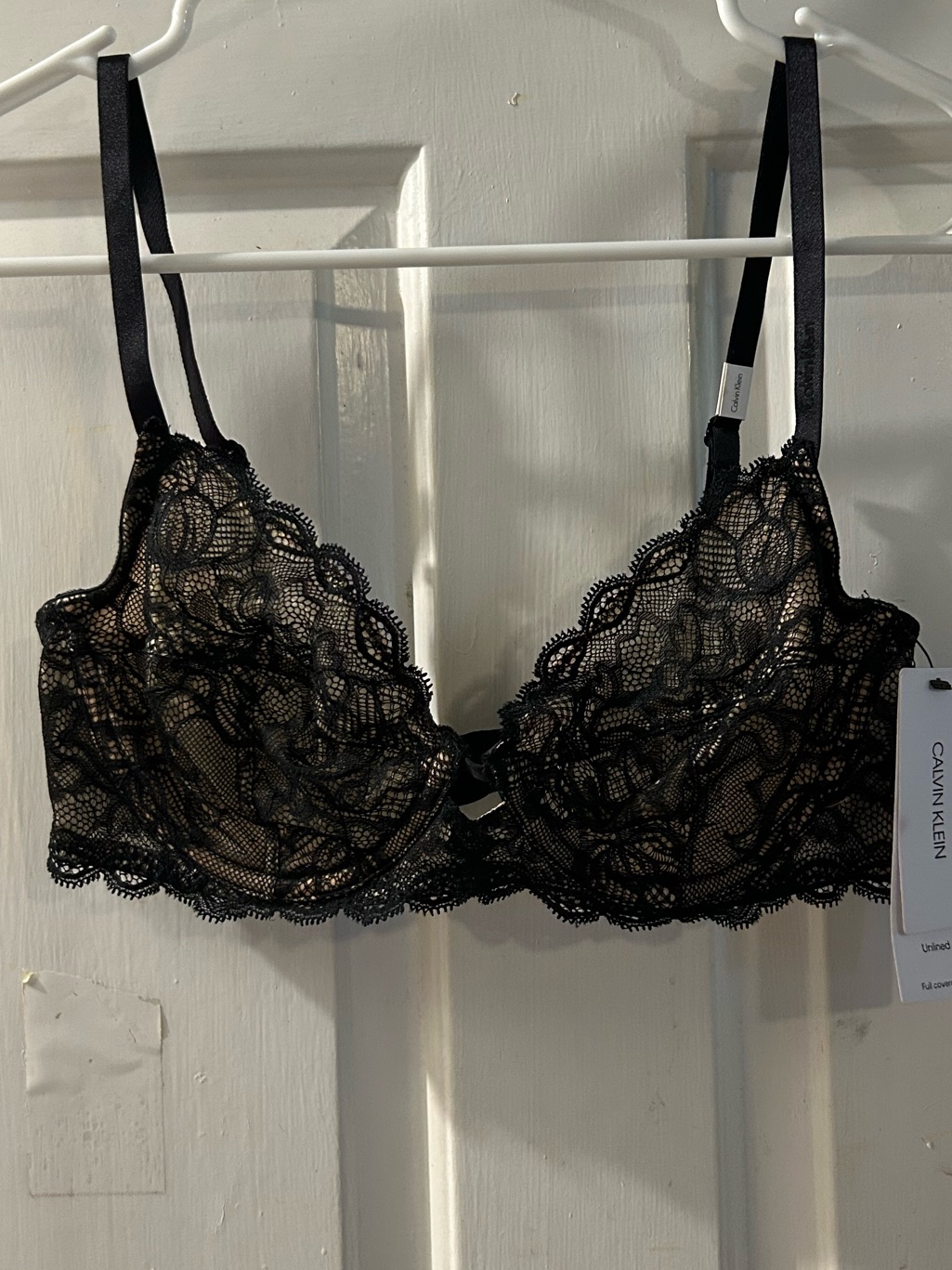 Calvin Klein Black Lace Balconette Bra